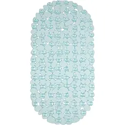 Килимок для ванної Eco Fabric Камінці 66х34 см прозоро-блакитний (6634-003) - мініатюра 2
