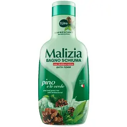 Гель-піна для душу та ванни Malizia Сосна 1000 мл 