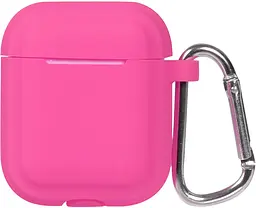 Кейс TOTO Plain Cover With Stripe Style Case AirPods Rose Red