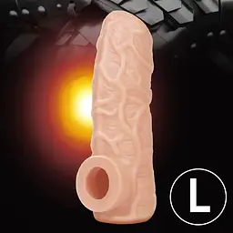 Насадка на член Kokos Nude Sleeve NS 001 L - мініатюра 2