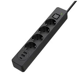 Мережевий фільтр живлення ColorWay CW-CHE432PDB, 4 розетки/3USB 2M (CW-CHE432PDB) - мініатюра 5