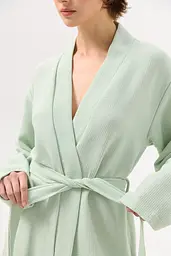 Халат-кімоно Lotus Home - Enika м'ятний XS - мініатюра 4