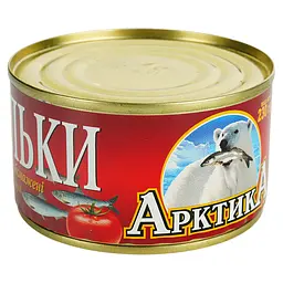 Кільки балтійські Арктика обсмажені в томатному соусі 230 г - мініатюра 2
