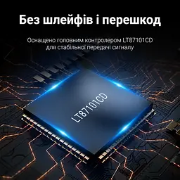 Відеокабель Vention CGYBF USB-C - DisplayPort 8K 60 Гц 1 м чорний (CGYBF) - мініатюра 9
