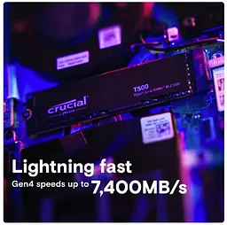 Накопичувач SSD M.2 Crucial T500 4 TB (CT4000T500SSD3) - мініатюра 3