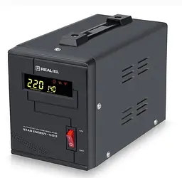Стабілізатор напруги Real-EL Stab Energy-500 Black 400 Вт (EL122400011)