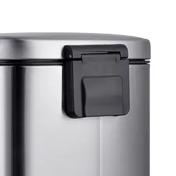 Відро для сміття з плавним закриттям прямокутне Mixxus Premium Style-TC0305 SS Color 5л нержавіюча сталь MI7060, Нержавіюча сталь - мініатюра 5