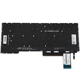Клавіатура для ноутбука LENOVO (Slim 5 14APH8) rus чорний без кадру підсвічування клавіш - мініатюра 2