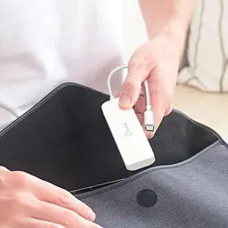USB-Хаб j5create JCH342EW-N USB-C на 2 USB-A/2 USB-C, білий (JCH342EW-N) - мініатюра 5