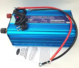 Автоінвертор 12 V-220 V 2600 W перетворювач напруги з чистою синусоїдою та функцією заряджання акумулятора UPS 15 A 12 V-220 V WimpeX WX-2600 - мініатюра 4