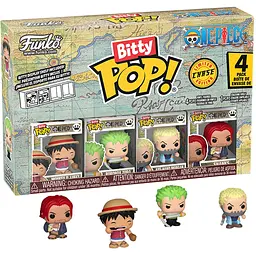 Набір ігрових фігурок Funko Bitty POP!  Великий куш Луффі 4 фігурки в асортименті (86892)