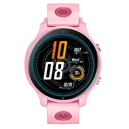 Дитячий смарт годинник Lemfo D40 з GPS, 4G SIM картою, відеозв’язком, прослуховуванням, Wi-Fi та SOS, розумний годинник для дітей Рожевий - мініатюра 2