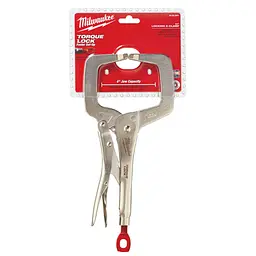 Затискач-струбцина тип С Torque Lock MILWAUKEE, 90х90мм (нерухомі губки), 280мм - мініатюра 3