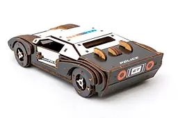 Конструктор Puz-26916 "Fast Car GT" дерев'яний, 164 дет., Поліція, розмір моделі 23х6х11 см. PuzzleOk - мініатюра 2