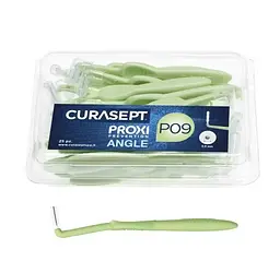 Міжзубний йоржик кутові Curasept Proxi Angle P09, ISO2 (0.9 мм, салатовий), 25 шт