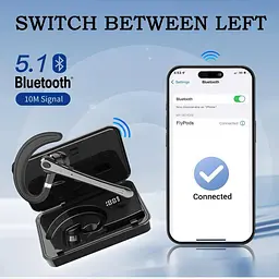 Професійна Bluetooth-гарнітура C1 чорний - мініатюра 2