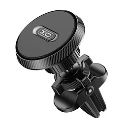 Автотримач XO C122 Round magnetic bracket with air outlet Чорний