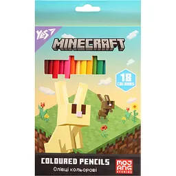 Олівці кольорові Yes Minecraft Spring 18 кольорів (290773)