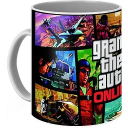 Кухоль GeekLand GTA Постер GT.02.01 330 мл чорний - мініатюра 3
