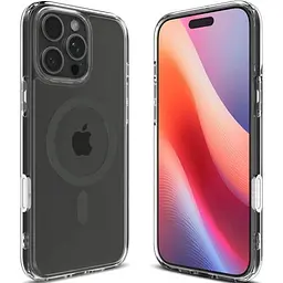 Прозорий чохол Spigen Ultra Hybrid T (MagFit + Camera Control) Graphite для iPhone 16 Pro (ACS08513) - мініатюра 2