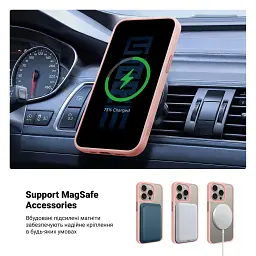 Чехол ArmorStandart Uniq Magsafe для Apple iPhone 14 Pro Pink - миниатюра 4