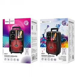 Портативна бездротова Bluetooth-колонка HOCO BS37 Dancer Outdoor акустична система з мікрофоном - мініатюра 7