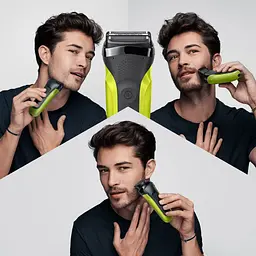 Електробритва Braun Series 3 300BT Black/Green - мініатюра 7
