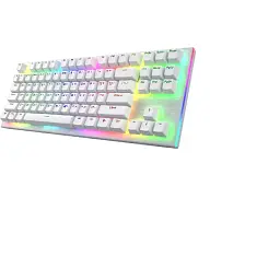 Клавіатура Hator Gravity X TKL, White, USB, механічна (перемикачі Aurum Orange Linear rev.2.0), RGB підсвічування з індивідуальним налаштуванням кожної кнопки (HTK551UA) - мініатюра 3