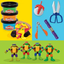 Набір для творчості Play-Doh з масою для ліплення Черепашки-ніндзя Ковабунга (G0556) - мініатюра 15