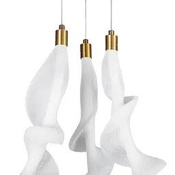 Люстра стельова LED Levistella 7813041-3 AB, 33W, 4000K, бронзовий метал, сучасний стиль для дому - мініатюра 2