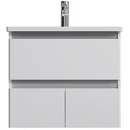 Тумба підвісна AM.PM X - Joy 65 см з умивальником M85-FHX0653-WC0653WG38