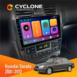 Штатна магнітола Hyundai Sonata (EF) 2001-2012 Cyclone C9-001 2x32 CPL Cyclone (НФ-00002309)