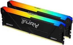 Модуль пам'яті Kingston Fury DDR4 64GB (2x32) Kingston 3600MHz FURY Beast RGB (KF436C18BB2AK2/64)