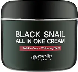 Крем для обличчя Eyenlip Black Snail All In One з муцином чорного равлика 100 мл - мініатюра 2