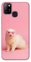 Чохол Demsky Білий тхір для Infinix Hot 10 Lite