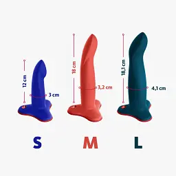 Фалоімітатор Fun Factory Limba Flex L, 18.1 см (синій) - мініатюра 10