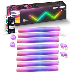 Настінний світильник Lines SAL-013B Bluetooth USB interface with app (8+4 pcs) White