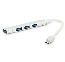 Розгалужувач Хаб 4 порти VEGGIEG VK-301 HUB Type-C на USB 3.0 — 4 порти, 480Mbts, живлення від USB, 15cm