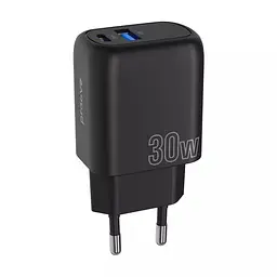 Зарядний адаптер блок живлення Proove Silicone Power Plus 30 W (Type-C+USB) WCSP3011001 чорний - мініатюра 2
