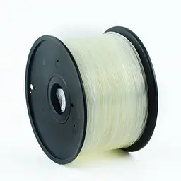 Пластик для 3D друку Gembird, ABS, білий, 1.75 мм, 1 кг, прозорий (3DP-ABS1.75-01-TR)