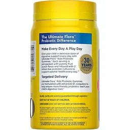 Пробіотики для дітей 2 млрд КУО Renew Life Ultimate Flora Kids Probiotic Gummies смак фруктового пуншу 60 жувальних цукерок - мініатюра 2