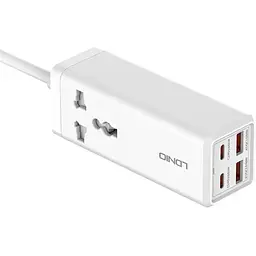 Подовжувач мережевий LDNIO SC1418 2USB/2Type-C, 1Sockets. QC/PD, 65W/10A, 2m EU Plug