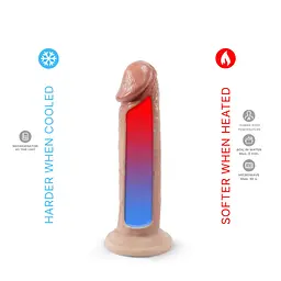 Фалоімітатор Silexd Premium Real Skin Model 2 Size 7.5" 19 см (тілесний) - мініатюра 4