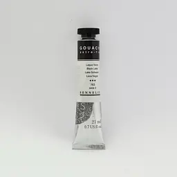 Гуашева фарба Sennelier професійна, 21 мл, S2, Чорний лак