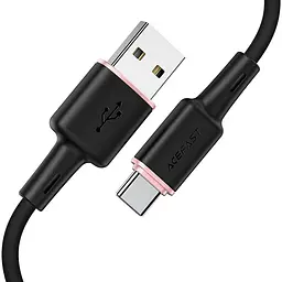 Дата кабель Acefast C2-04 USB to Type-C 3A (1.2m) Black - мініатюра 2