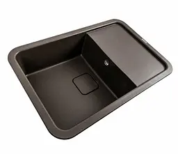 Кухонна мийка Platinum 7850 CUBE Темна скеля (SP000039647) - мініатюра 7