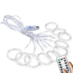 Гірлянда XPRO Xmas LED Водоспад 3х1.5 м, 240 білих діодів (47663-7597_300) - мініатюра 5