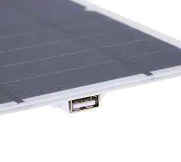 Одинарна сонячна панель L1658 8W + USB Зарядний пристрій - мініатюра 5