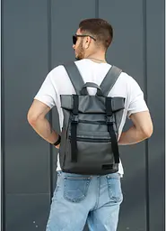 Чоловічий рюкзак Sambag RollTop Zard графітовий 31 х 30 х 16 см (24238009m) - мініатюра 5