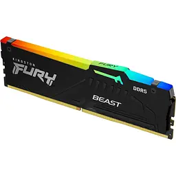 Пам'ять для настільних комп'ютерів Kingston Fury 16 GB DDR5 5200 MHz Beast RGB (KF552C40BBA-16) - мініатюра 2